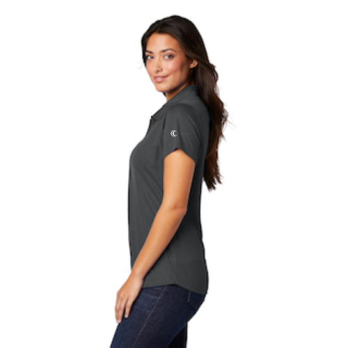 WFG - Port Authority Ladies Pinpoint Mesh Zip Polo